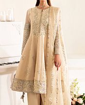 Alizeh Ivory Chiffon Suit- Pakistani Designer Chiffon Suit