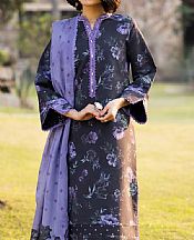 Alizeh Black Lawn Suit- Pakistani Lawn Dress
