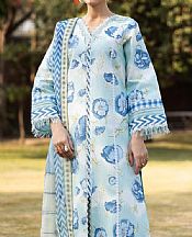 Alizeh Sky Blue Lawn Suit- Pakistani Lawn Dress