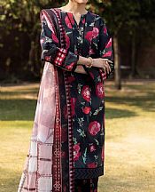 Alizeh Black Lawn Suit- Pakistani Designer Lawn Suits
