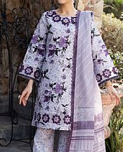 Alizeh Lavender Lawn Suit- Pakistani Designer Lawn Suits