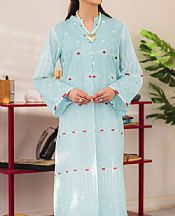 Alizeh Light Turquoise Lawn Suit (2 Pcs)- Pakistani Designer Lawn Suits