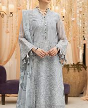 Alizeh Grey Chiffon Suit- Pakistani Designer Chiffon Suit