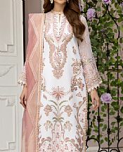 Alizeh White Chiffon Suit- Pakistani Chiffon Dress