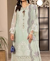 Alizeh Light Green Chiffon Suit- Pakistani Chiffon Dress