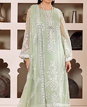 Alizeh Pistachio Green Chiffon Suit- Pakistani Designer Chiffon Suit