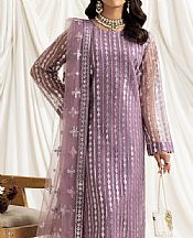Alizeh Lilac Net Suit- Pakistani Designer Chiffon Suit