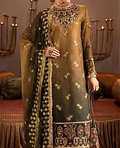 Bronze/Lunar Green Chiffon Suit