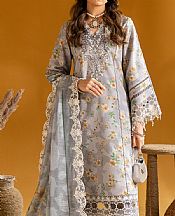 Alizeh Grey Lawn Suit- Pakistani Lawn Dress