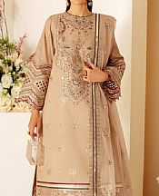 Tan Raw Silk Suit