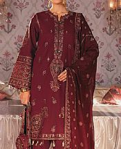 Alizeh Persian Plum Lawn Suit- Pakistani Lawn Dress