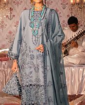 Alizeh Oslo Grey Lawn Suit- Pakistani Designer Lawn Suits