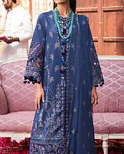 Alizeh Blue Jay Lawn Suit- Pakistani Designer Lawn Suits
