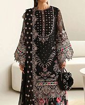 Black Chiffon Suit