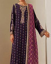 Purple Taupe Chiffon Suit