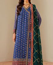 Blue Chiffon Suit