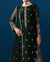 Dark Green Chiffon Suit
