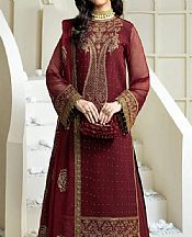 Wine Chiffon Suit
