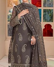 Dark Grey Chiffon Suit