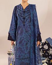 Alizeh Blue Lawn Suit- Pakistani Designer Lawn Suits