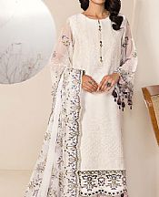Alizeh White Chiffon Suit- Pakistani Designer Chiffon Suit
