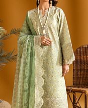 Alizeh Beryl Green Lawn Suit- Pakistani Designer Lawn Suits
