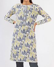 Grey Lawn Kurti- Pakistani Designer Lawn Dress