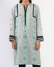 Sky Blue Lawn Kurti- Pakistani Designer Lawn Dress