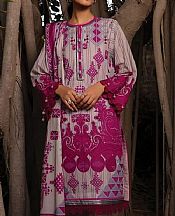 Lilac/Magenta Lawn Suit (2 Pcs)- Pakistani Designer Lawn Dress