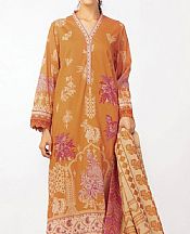 Safety Orange Cambric Suit- Pakistani Winter Clothing