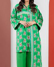 Alkaram Light Green Cambric Suit- Pakistani Lawn Dress