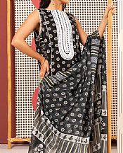Alkaram Black Dobby Suit- Pakistani Winter Dress