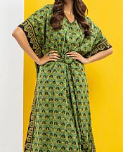 Alkaram Pastel Green Cambric Kurti- Pakistani Lawn Dress