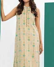 Alkaram Ivory Cambric Kurti- Pakistani Lawn Dress