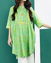 Alkaram Light Green Cambric Kurti- Pakistani Lawn Dress
