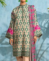 Alkaram Beige Viscose Suit- Pakistani Lawn Dress
