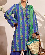 Alkaram Blueberry Viscose Suit- Pakistani Lawn Dress