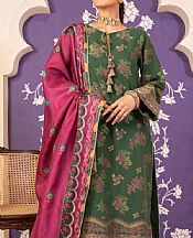 Alkaram Green Jacquard Suit- Pakistani Lawn Dress