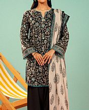 Alkaram Black Lawn Suit- Pakistani Designer Lawn Suits