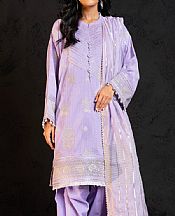 Alkaram Lilac Slub Suit- Pakistani Chiffon Dress