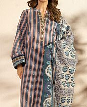 Alkaram Blue Khaddar Suit- Pakistani Winter Clothing
