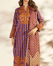 Alkaram Purple Khaddar Suit- Pakistani Winter Clothing
