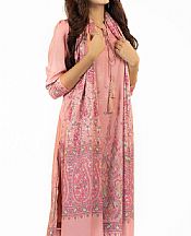 Tea Pink Viscose Suit- Pakistani Winter Clothing