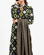 Alkaram Black Karandi Suit- Pakistani Winter Dress