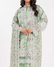 Alkaram Light Green Lawn Suit- Pakistani Lawn Dress