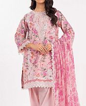 Alkaram Pink Lawn Suit- Pakistani Designer Lawn Suits