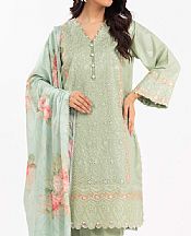 Alkaram Sage Green Lawn Suit- Pakistani Lawn Dress