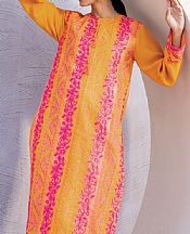 Orange Khaddar Suit (2 Pcs)- Pakistani Winter Clothing