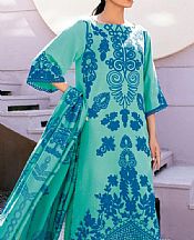 Cyan Khaddar Suit- Pakistani Winter Dress