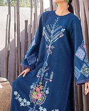 Royal Blue Khaddar Suit (2 Pcs)- Pakistani Winter Dress